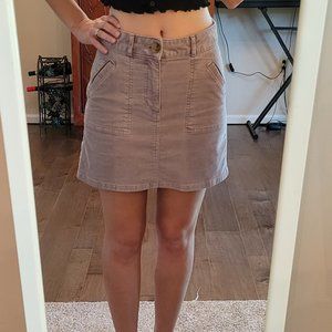 American Eagle Purple Corduroy Skirt